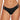 Becca by Rebecca Virtue Fine Line Rib Jordan Scoop Strappy Hipster Bottoms Black - Ufashion