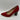 Alfani STEP N’ FLEX Red Suede Point Toe Geo-Heel Slip On Dress Pumps, Size 7M - Very Good - Ufashion