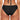 Becca by Rebecca Virtue Fine Line Rib Jordan Scoop Strappy Hipster Bottoms Black - Ufashion
