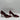 Manolo Blahnik TOSCA Burgundy Embroidered Velvet Pointed Toe Heels Women Size 39 - Very Good - Ufashion