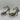 Aquazzura KIRA CUTOUT Silver/Gold Metallic Peep Toe Platform Sandals, Size 37.5 - Very Good - Ufashion