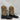 Corral Black/Honey Ostrich Embroidery Square Toe Western Boots Men’s 8EE - Very Good - Ufashion