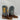 Corral Men's Honey/Blue Embroidery Square Toe Boots Size 6D - Very Good - Ufashion