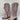 CORRAL WOMEN'S EMBROIDERY ROSE TALL TOP SNIP TOE COWBOY BOOTS PINK SIZE 6M - Very Good - Ufashion