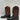 Corral Men's Genuine Ostrich Boots Brown/Black Size 9D - Very Good - Ufashion