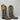 Corral Women's Brown Crater Bone Embroidery Boots Size 7M - Very Good - Ufashion
