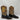 Corral Black/Honey Ostrich Embroidery Square Toe Western Boots Men’s 8.5D - Very Good - Ufashion