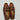 SAKS FIFTH AVENUE Fold Leather Bit Loafers Brown Size 9 - Very Good - Ufashion