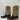 Corral Men’s Black/Beige Embroidery Narrow Square Toe Size 9EE - Very Good - Ufashion