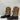 Corral Black/Honey Ostrich Embroidery Square Toe Western Boots Men’s 10EE - Very Good - Ufashion