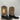 Corral Men’s Black/Beige Embroidery Narrow Square Toe Size 9EE - Very Good - Ufashion