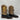 Corral Black/Honey Ostrich Embroidery Square Toe Western Boots Men’s 10EE - Very Good - Ufashion
