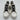 LifeStride Happy Friday Sneakers Women's White/Black Size 8.5M - Very Good - Ufashion
