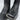 Men's Circle G Boots-Black Smooth Quill Ostrich Leather Square Toe Size 9 - Very Good - Ufashion