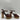 Women’s Celine Leather Wooden Platform Sandals In Brown Size 36.5 - Very Good - Ufashion