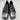 Men’s Prada Oxford Loafers Black/Silver Size 8 - Very Good - Ufashion
