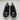 Cavalli Class by Roberto Cavalli Leather Low Top Sneakers Black Size 36.5 - Very Good - Ufashion