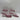 Andrea Wazen Women's Mandaloun Leather Wraparound Sandals Pink Size 40 - Very Good - Ufashion
