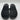 Women’s Moschino Logo Tape Platform Sandals Black Size 36 - Very Good - Ufashion