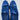 Salvatore Ferragamo Men’s Nima Blue Knit Lace-Up Runner Sneakers Size 10 M - Very Good - Ufashion