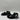 Women’s Moschino Logo Tape Platform Sandals Black Size 36 - Very Good - Ufashion