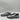 Raf Simons Men’s Orion Leather Sneakers Silver Size 43 - Very Good - Ufashion
