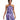 Miken Women's Juniors' High-Neck Sleeveless Swim Cover-Up (Black Violet, Medium) - Ufashion