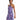Miken Women's Juniors' High-Neck Sleeveless Swim Cover-Up (Black Violet, Small) - Ufashion