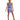 Miken Women's Juniors' High-Neck Sleeveless Swim Cover-Up (Black Violet, Medium) - Ufashion