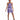 Miken Women's Juniors' High-Neck Sleeveless Swim Cover-Up (Black Violet, Small) - Ufashion