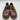 Shyanne Woven Stripe Brown Leather Slip On Moc Toe Casual Shoes Women’s Size 10 - Very Good - Ufashion