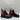 Alexander McQueen Women’s Platform Leather Chelsea Boots Black/Red Size 39.5 - Very Good - Ufashion