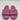 Off-White Men's Quotes Logo Slides Pink/Blue Size 41 - Very Good - Ufashion