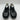 C'N'C' Costume National Black/White Leather Track Sneakers Size 42 - Very Good - Ufashion