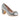 Girls' Sparkle Studded Bow Dress Shoes Silver - Like New - Ufashion