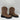 JUSTIN WOMEN'S WANETTE WESTERN WORK BOOTS SOFT TOE BROWN Size 7.5B - Very Good - Ufashion