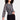 Bar Iii Women's Mesh Blouson Top Alora Zebr Size L - Ufashion