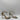 Stuart Weitzman Women's Nudistcurve Patent Sandals Silver Size 9B/39.5 - Very Good - Ufashion