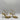 Alexandre Birman Leather Crystal Embellishments Slingback Sandals Gold Size 38 - Very Good - Ufashion