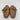 Women’s Saks Fifth Avenue Sally Knot Flat Mules Brown Size 9.5M - Very Good - Ufashion