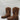DAN POST MEN'S KA WESTERN BOOTS BROAD SQUARE TOE Brown Size 12D - Very Good - Ufashion