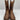 DAN POST MEN'S KA WESTERN BOOTS BROAD SQUARE TOE Brown Size 12D - Very Good - Ufashion
