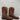 DAN POST MEN'S KA WESTERN BOOTS BROAD SQUARE TOE Brown Size 12D - Very Good - Ufashion