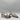 Saks Fifth Avenue ROSALINDA Silver Leather High Heel Slingback Sandals Size 6.5M - Very Good - Ufashion