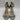 Women’s L'agence Vivienne Crystal Embellished Heel Sandals Silver Size 35 - Very Good - Ufashion