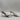 Women’s BCBGMAXAZRIA Davey White Leather Mules Size 7.5M - Very Good - Ufashion