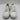Women’s Alexander McQueen Court Glitter Sneakers White/Gold Size 39.5 - Ufashion