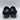 Minnetonka Women's Black Leather Suede Emerson Clogss Fur Trim Size 8 M - Ufashion