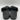 Karl Lagerfeld Women's Bryton Buckle Flat Sandals In Black Size 9M/40 - Very Good - Ufashion