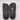 Women’s Michael Kors Black Silver Gilmore Slide Size 9M - Very Good - Ufashion